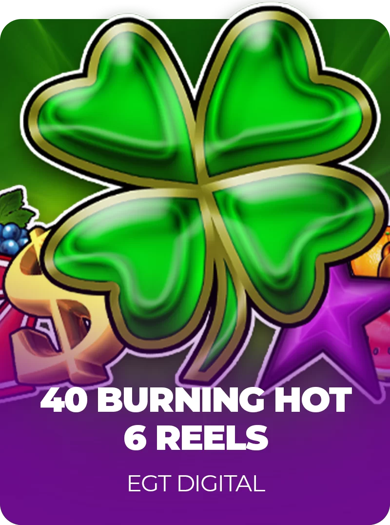 40 Burning Hot slot oyunu kapak görseli