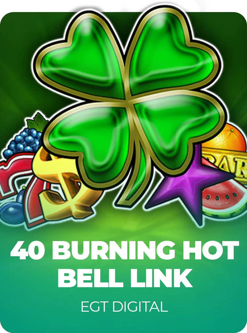 40 Burning Hot Bell Link slot kapak görseli